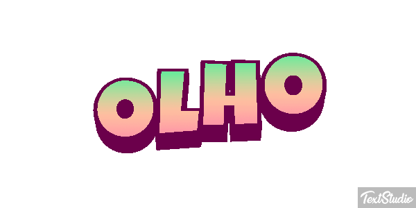 Olho Efeito do texto