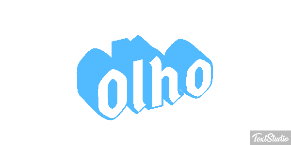 Olho Efeito do texto