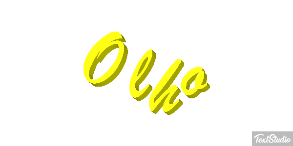 Olho Efeito do texto
