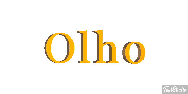 Olho Efeito do texto