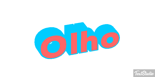 Olho Efeito do texto