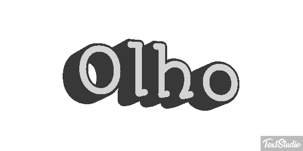Olho Efeito do texto