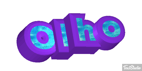 Olho Efeito do texto
