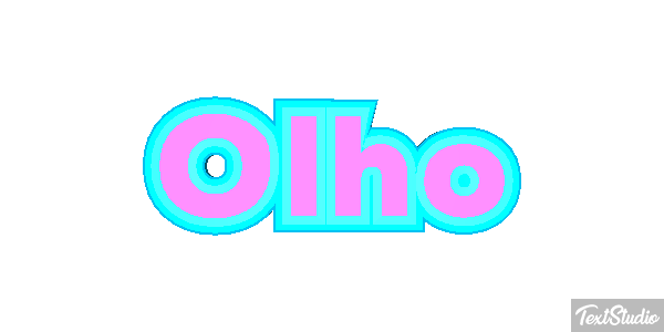 Olho Efeito do texto