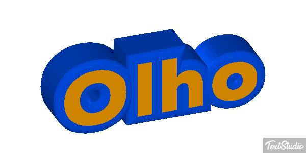 Olho Efeito do texto