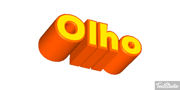 Olho Efeito do texto