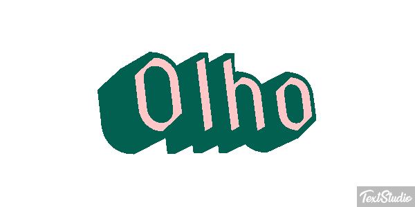 Olho Efeito do texto