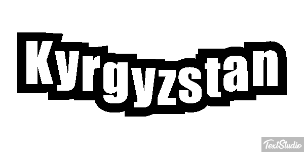 Kyrgyzstan Text effect