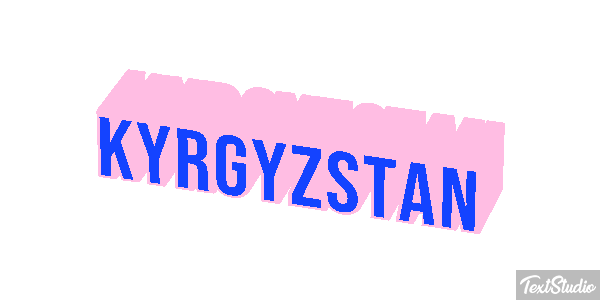 Kyrgyzstan Text effect