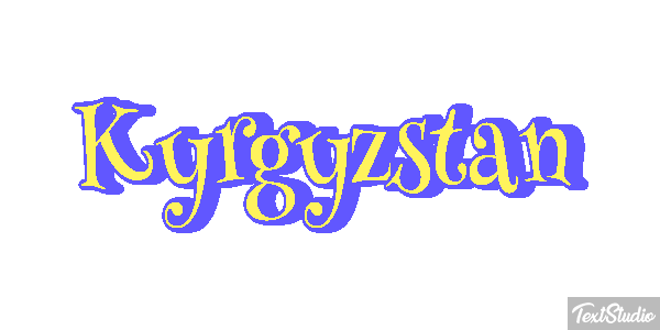Kyrgyzstan Text effect