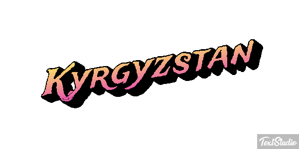 Kyrgyzstan Text effect