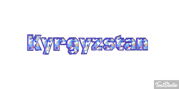 Kyrgyzstan Text effect