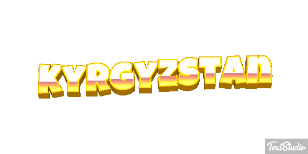 Kyrgyzstan Text effect