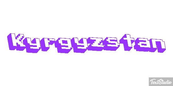 Kyrgyzstan Text effect