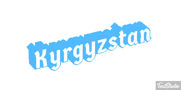 Kyrgyzstan Text effect
