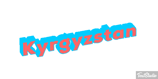 Kyrgyzstan Text effect