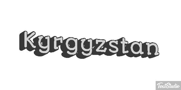 Kyrgyzstan Text effect