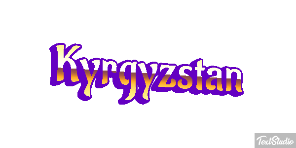 Kyrgyzstan Text effect