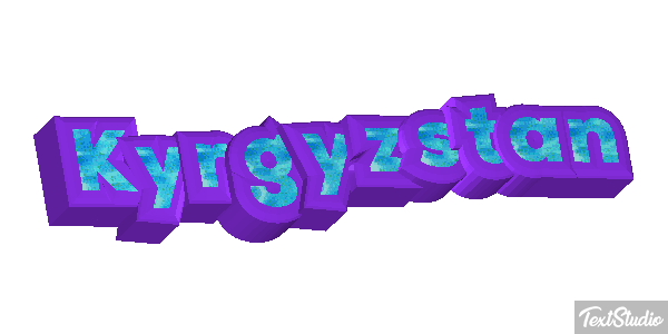 Kyrgyzstan Text effect