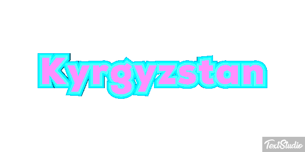 Kyrgyzstan Text effect