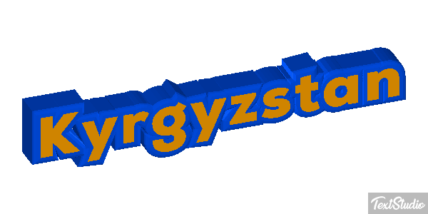 Kyrgyzstan Text effect