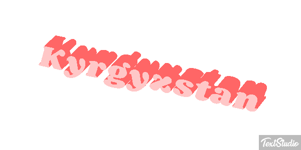 Kyrgyzstan Text effect