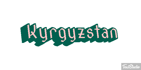 Kyrgyzstan Text effect