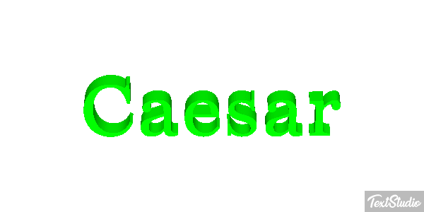 Caesar Effetto testo