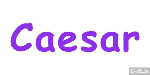 Caesar Effetto testo
