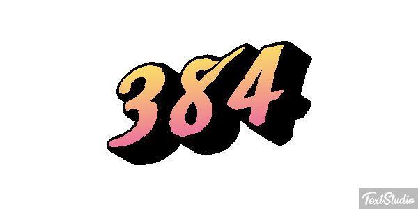 384 Effet de texte