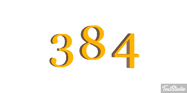 384 Effet de texte