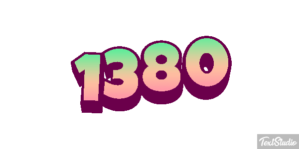 1380 Effetto testo