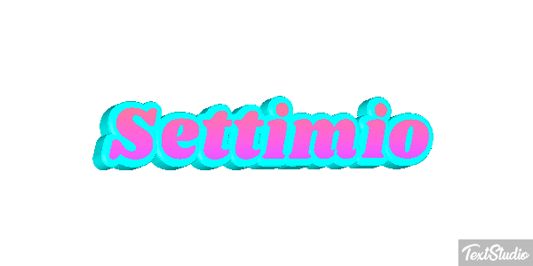 Settimio Effetto testo