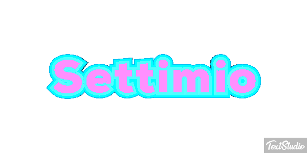 Settimio Effetto testo