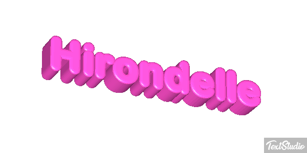 Hirondelle Effet de texte