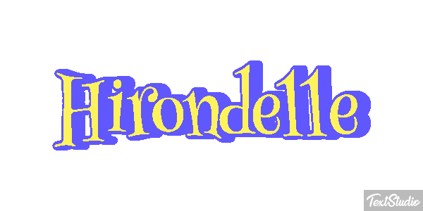 Hirondelle Effet de texte