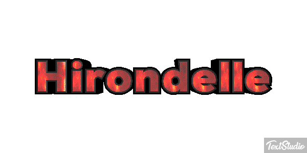 Hirondelle Effet de texte