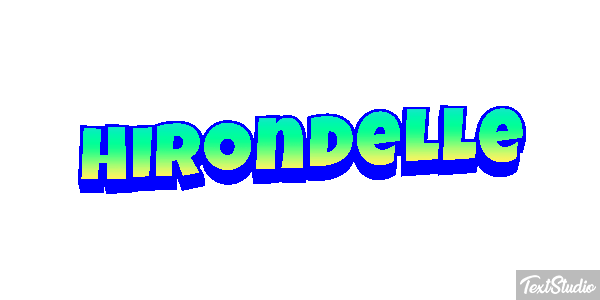 Hirondelle Effet de texte