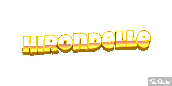 Hirondelle Effet de texte