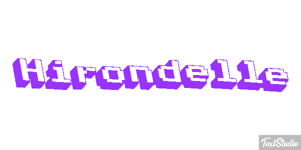 Hirondelle Effet de texte