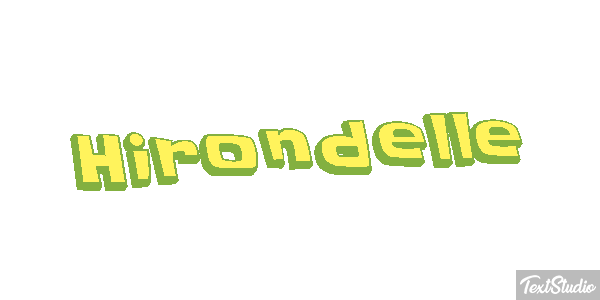 Hirondelle Effet de texte