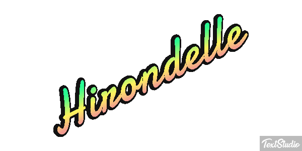 Hirondelle Effet de texte