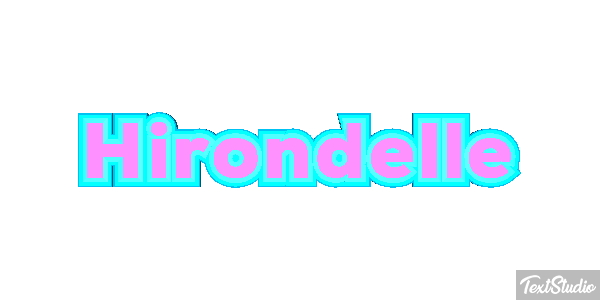 Hirondelle Effet de texte