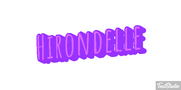 Hirondelle Effet de texte