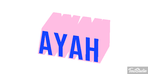 Ayah Text effect