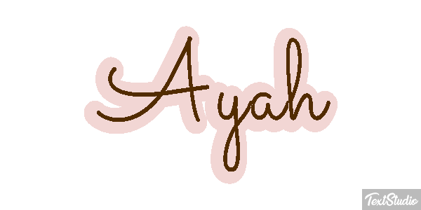 Ayah Text effect