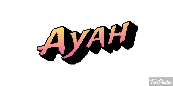 Ayah Text effect