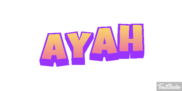 Ayah Text effect