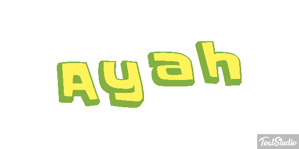 Ayah Text effect