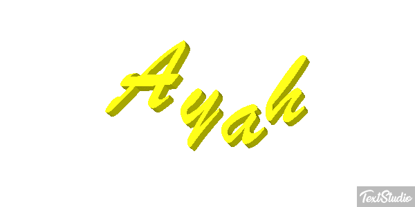 Ayah Text effect